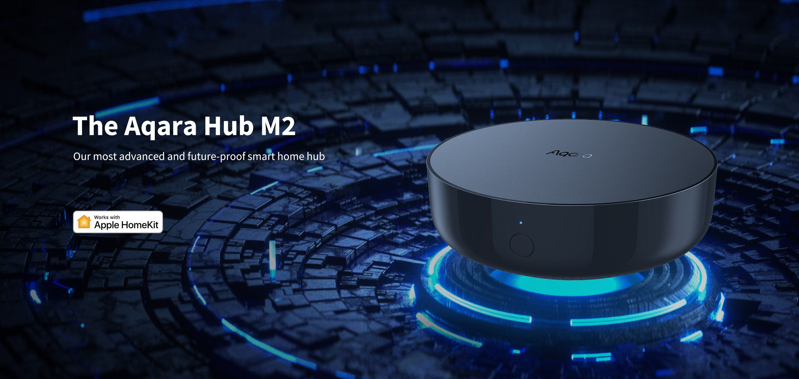 Hub M2 pc 01 Aqara Hub M2 Advanced Zigbee hub with IR control. Compatible with voice assistants and smart home ecosystems for convenience and stability.
