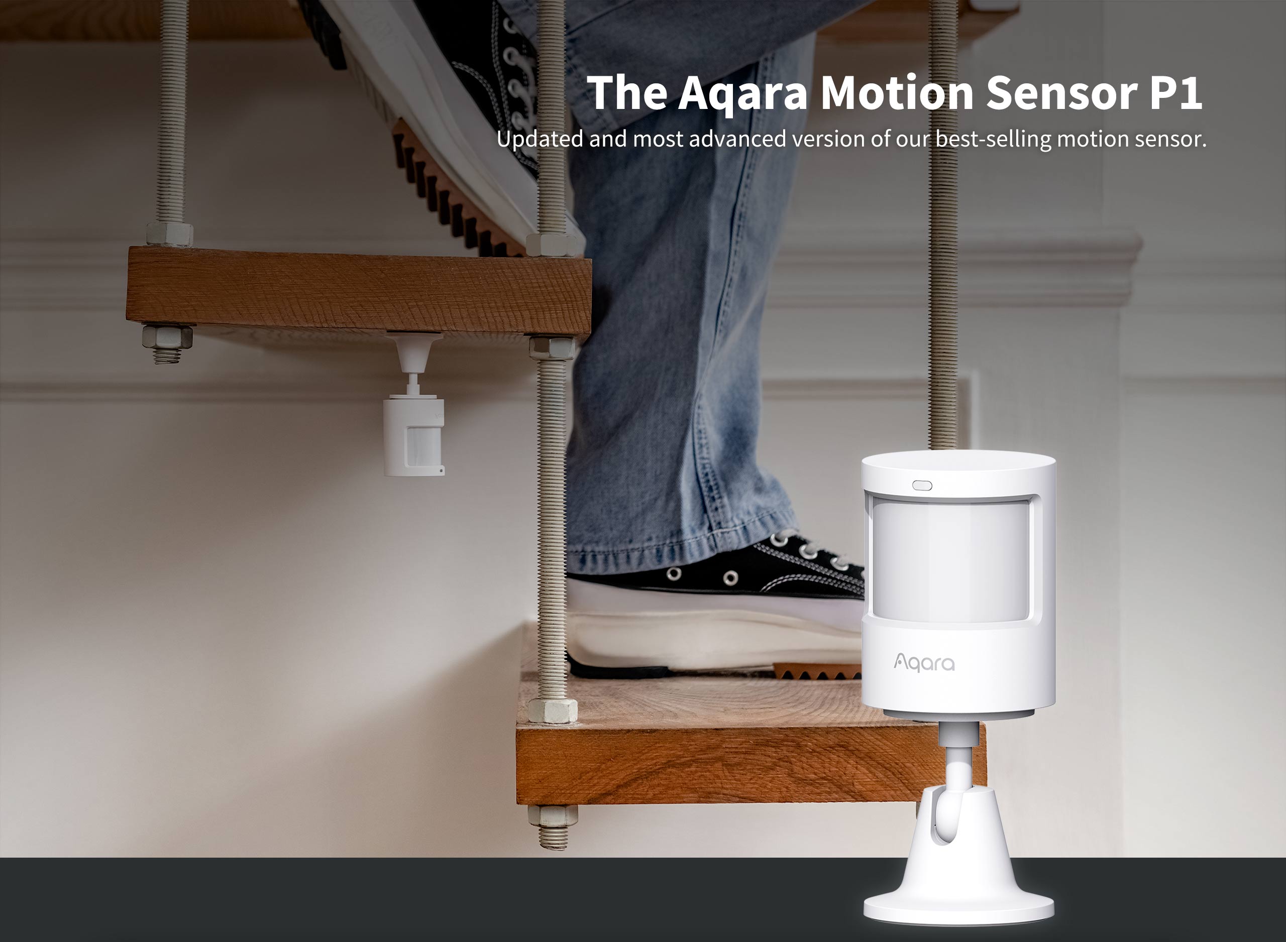 Motion Sensor P1 pc 01 Aqara Motion Sensor, REQUIRES AQARA HUB, Zigbee Connection, for Alarm System and Smart Home Automation