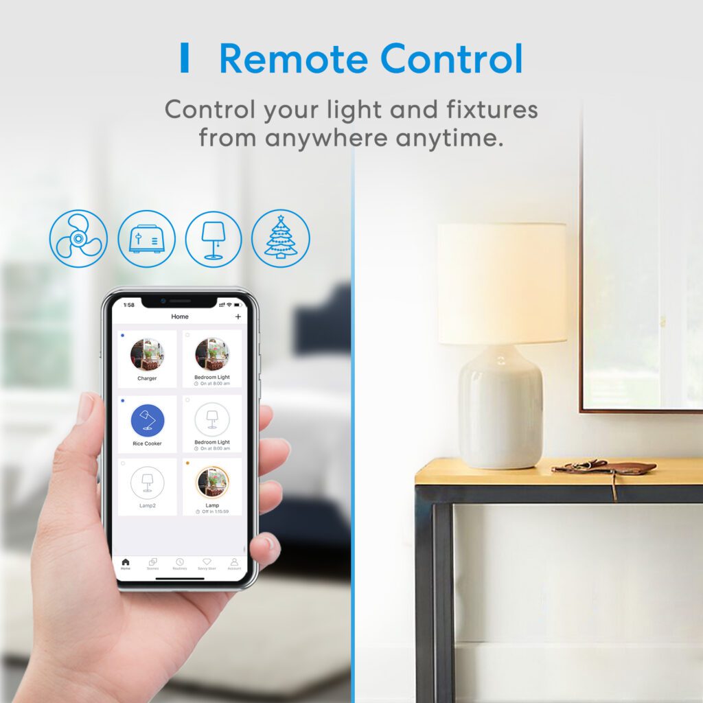 1646043731654 1b23f5ef meross WiFi Smart Plug, Wireless Remote Control Timer Switch, Works with Alexa, Apple HomeKit, and Google Home