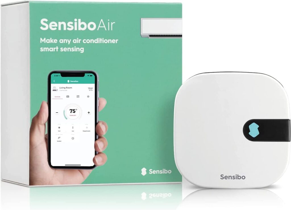 51nTs4hvolL. AC SL1486 Sensibo Air X5 Air Conditioner Smart Controller & Air Quality Sensor